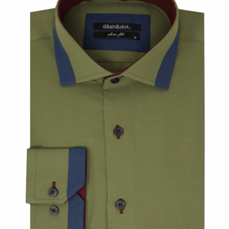 23069 08 ΠΟΥΚΑΜΙΣΟ ΜΟΝΟΧΡΩΜΟ ΜΕ ΔΙΧΡΩΜΙΕΣ