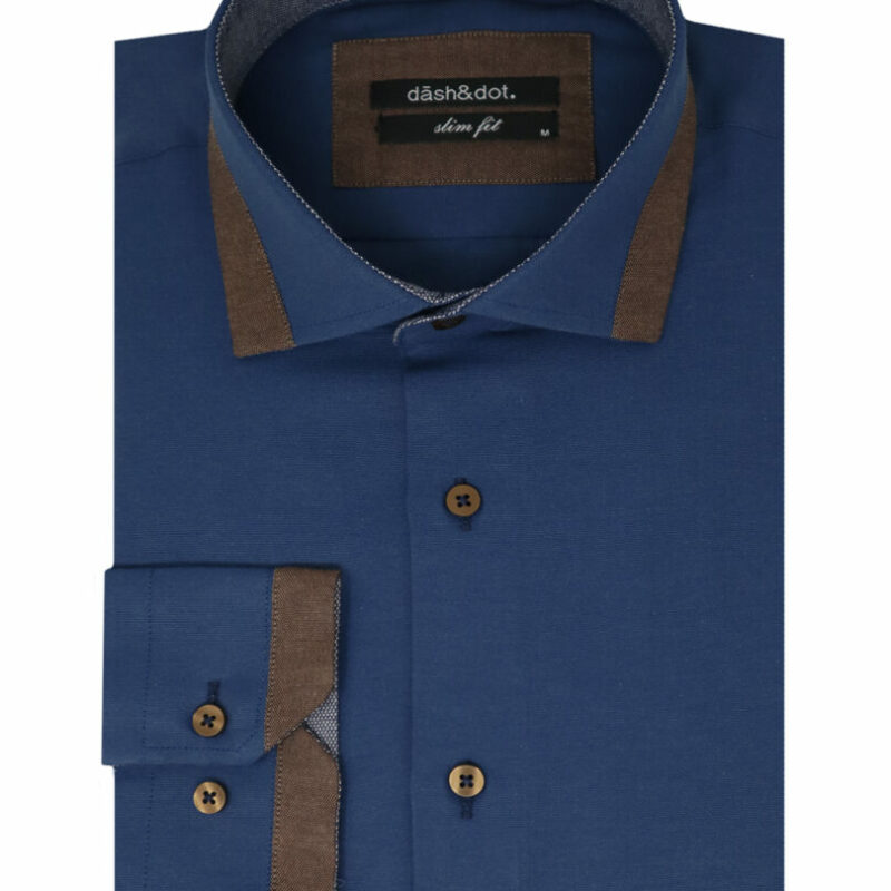 23069 09 ΠΟΥΚΑΜΙΣΟ ΜΟΝΟΧΡΩΜΟ ΜΕ ΔΙΧΡΩΜΙΕΣ