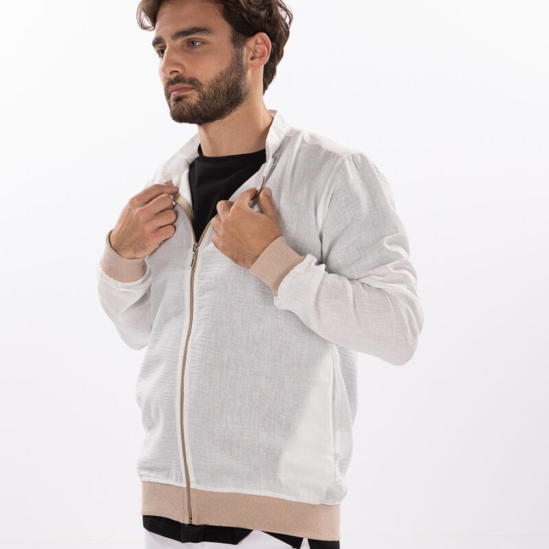 4186 01 (3) ΤΖΑΚΕΤ ΜΟΝΟΧΡΩΜΟ