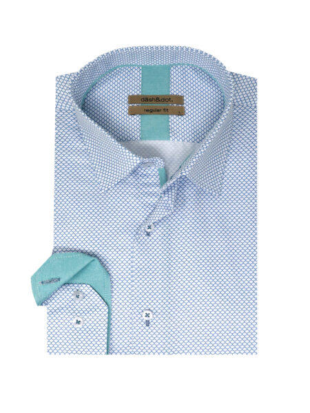 ΠΟΥΚΑΜΙΣΟ ΜΕ ΜΙΚΡΟΣΧΕΔΙΟ ΚΑΙ ΕΣΩΤΕΡΙΚΕΣ ΔΙΧΡΩΜΙΕΣ